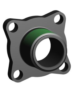 Adaptador comando  3/4" HE Nylon BSP Flange Macho