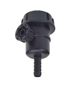 Mini Filtro Tuerca 1/2" 32 Mesh Vaso Negro Manguera 1/2"