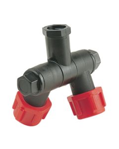 Portaboquilla Articulado Doble 3/8" H.Baja Presion Roscado