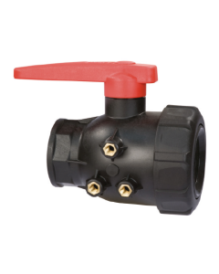 Valvula de Bola 2 Vias Polipropileno  3/4"