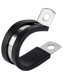 Abrazadera de Fijacion Inox con EPDM 22mm