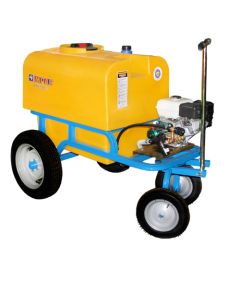 Carro Pulverizador 400 lt.K-25 6.5 hp Motor Partida Electrica