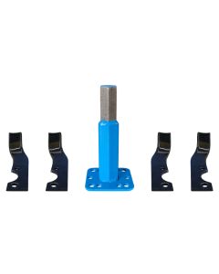 Kit 4 Cuchillas c/Soporte GM135-150 9 y 12 HP