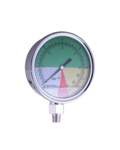 Manometro ISOMETRICO IMPAC 25 Bar 100mm Conex. Inf. 1/4"