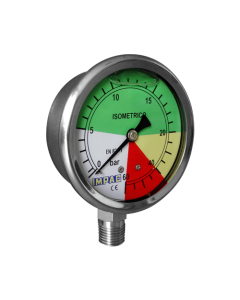 Manometro ISOMETRICO IMPAC 60 Bar 63mm Conex. Inf. 1/4"