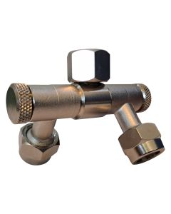 Portaboquilla Articulado Doble M18"HE c/tuercas