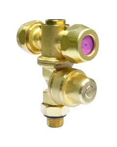 Jet Surtidor Atomizador Doble Antigota Tuerca M22 Conex 1/4"